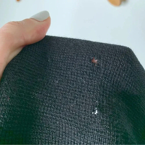 Susana Monaco 100% Super Fine Wool Zip Front Sweater - Picture 8 of 9